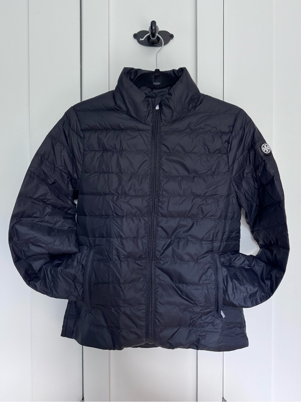 NWT Tory Burch Black Packable Down Jacket